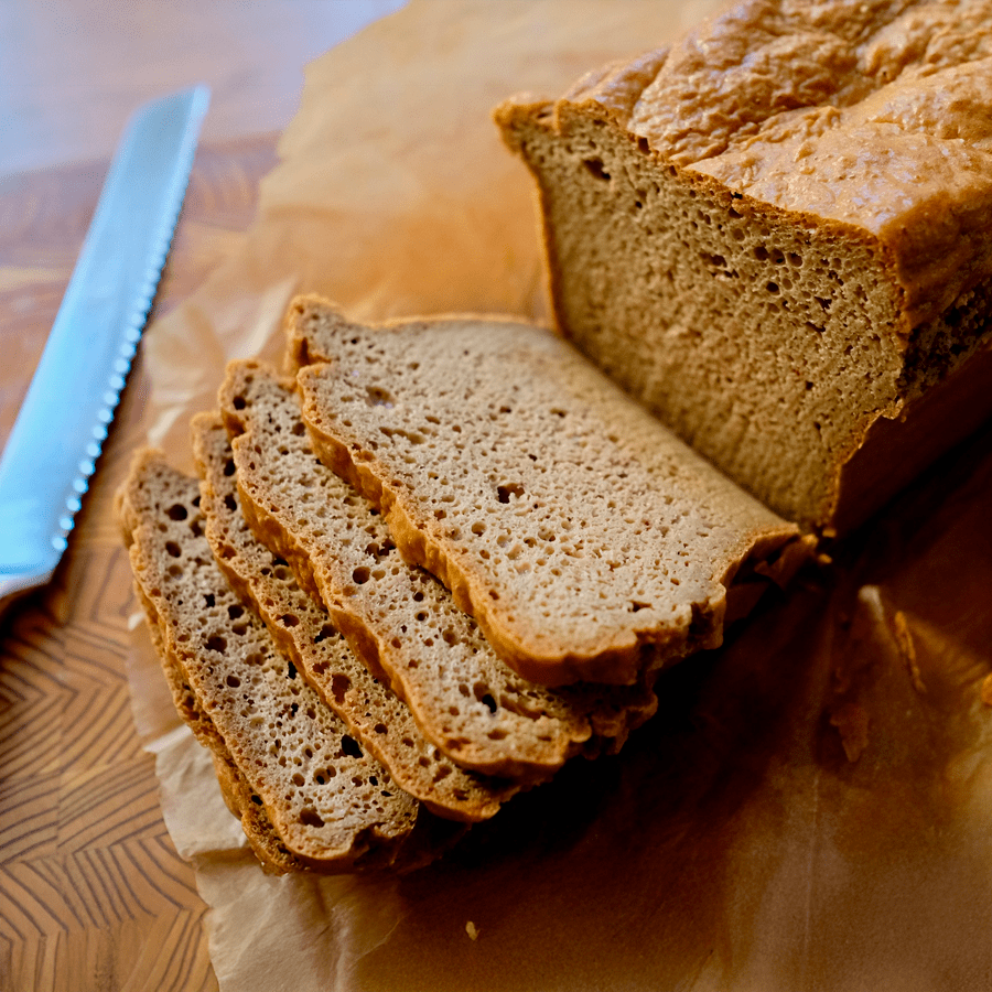 Pan Keto de nuez de la India (2 rebanadas)